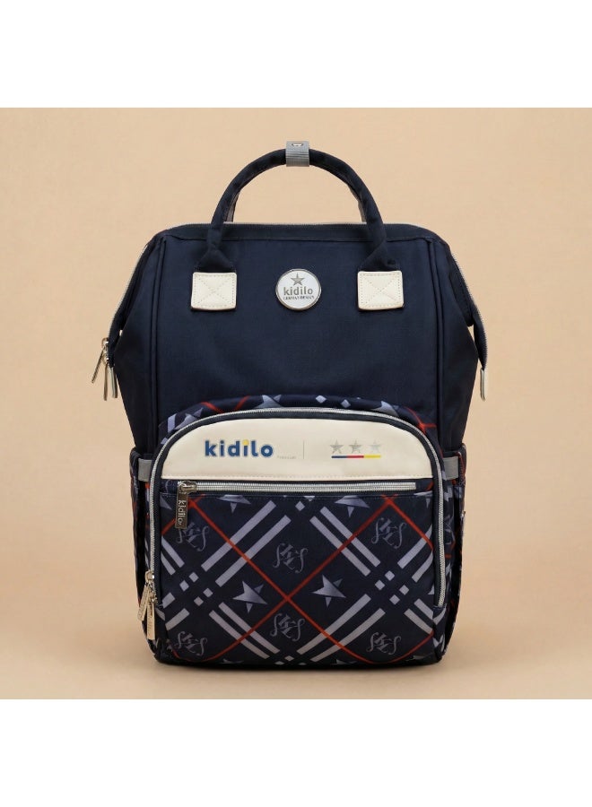Kidilo Premium Multi-Function Diaper Bag Backpack with Portable Changing Mat, Waterproof Large Capacity Travel Organizer for Mom and Dad